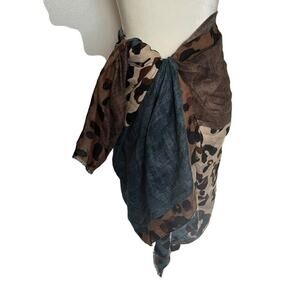 Mixed media, scarf, beach wrap, unbranded, large size